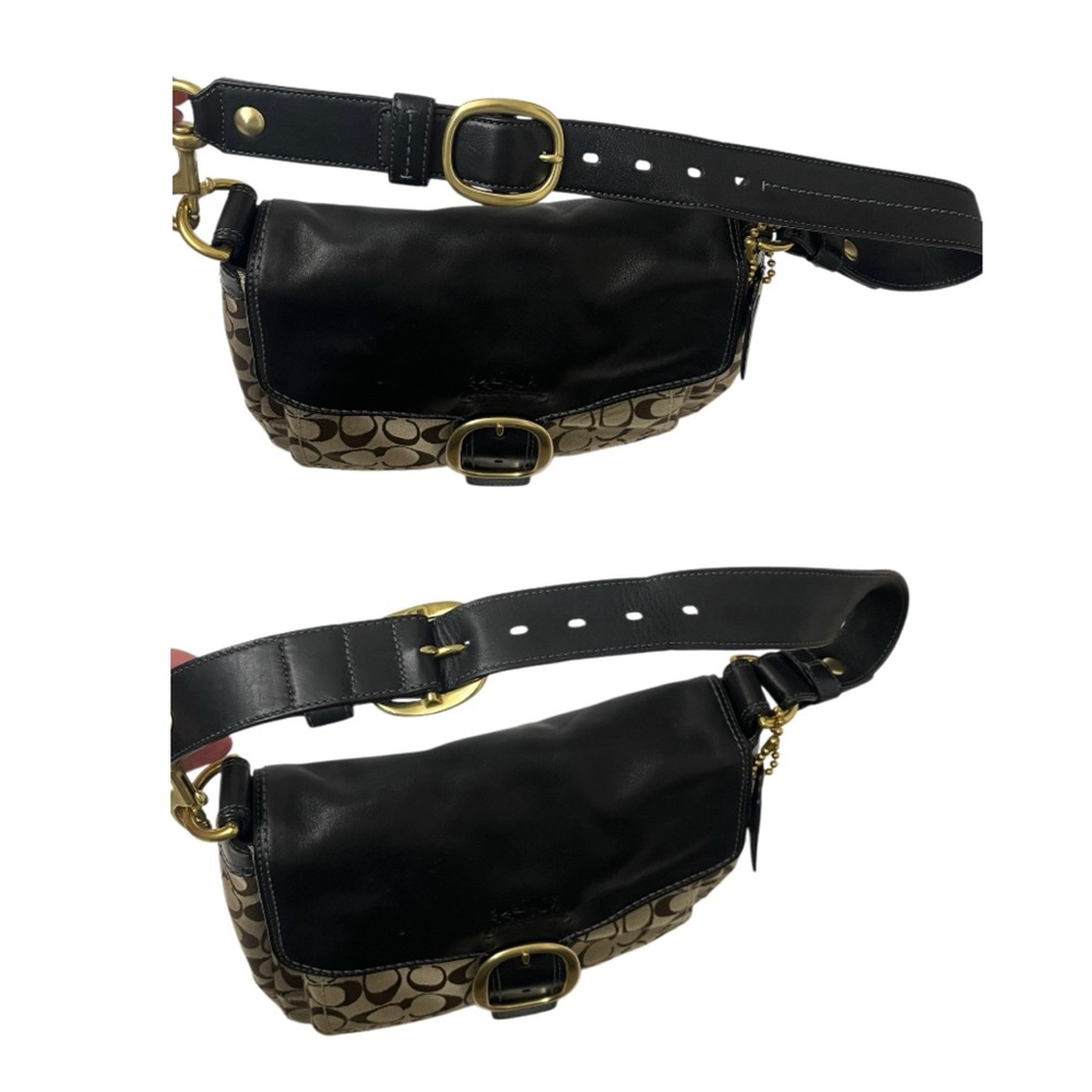 🖤 Y2K Authentic Coach Soho Signature Buckle Flap Shoulder Bag - Picture 8 of 16